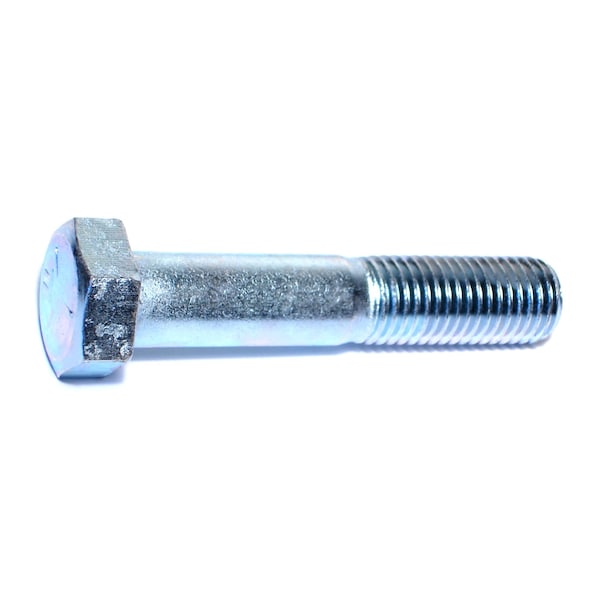 Midwest Fastener Grade 5, 7/8"-9 Hex Head Cap Screw, Zinc Plated Steel, 4-1/2 in L, 15 PK 54403 - main